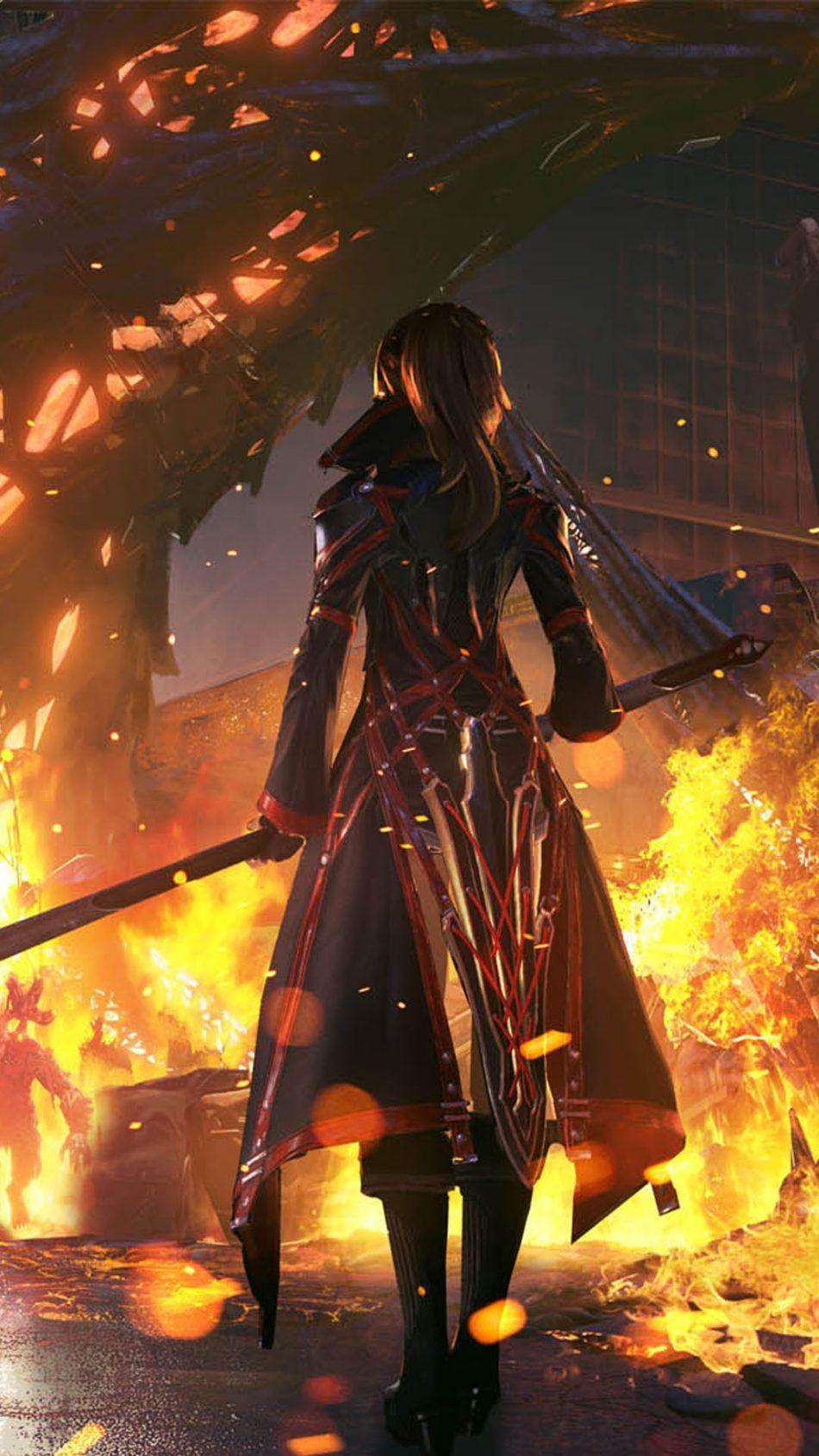 950x1689 Code Vein iPhone Wallpaper