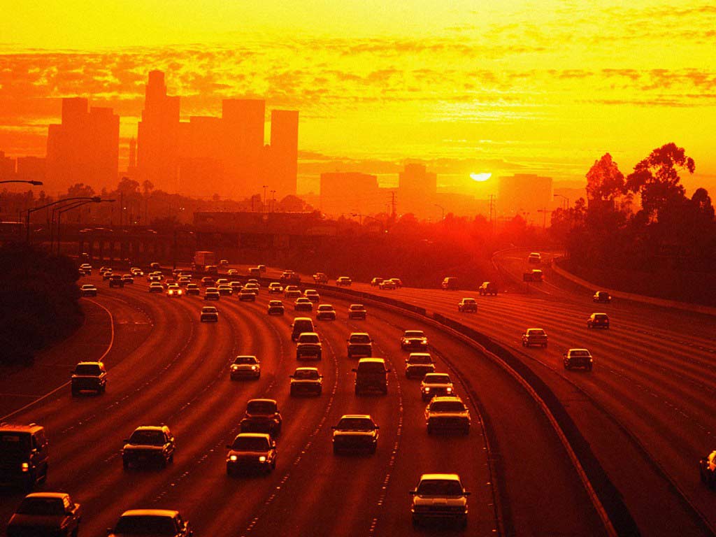 1024x768 Los Angeles Wallpaper
