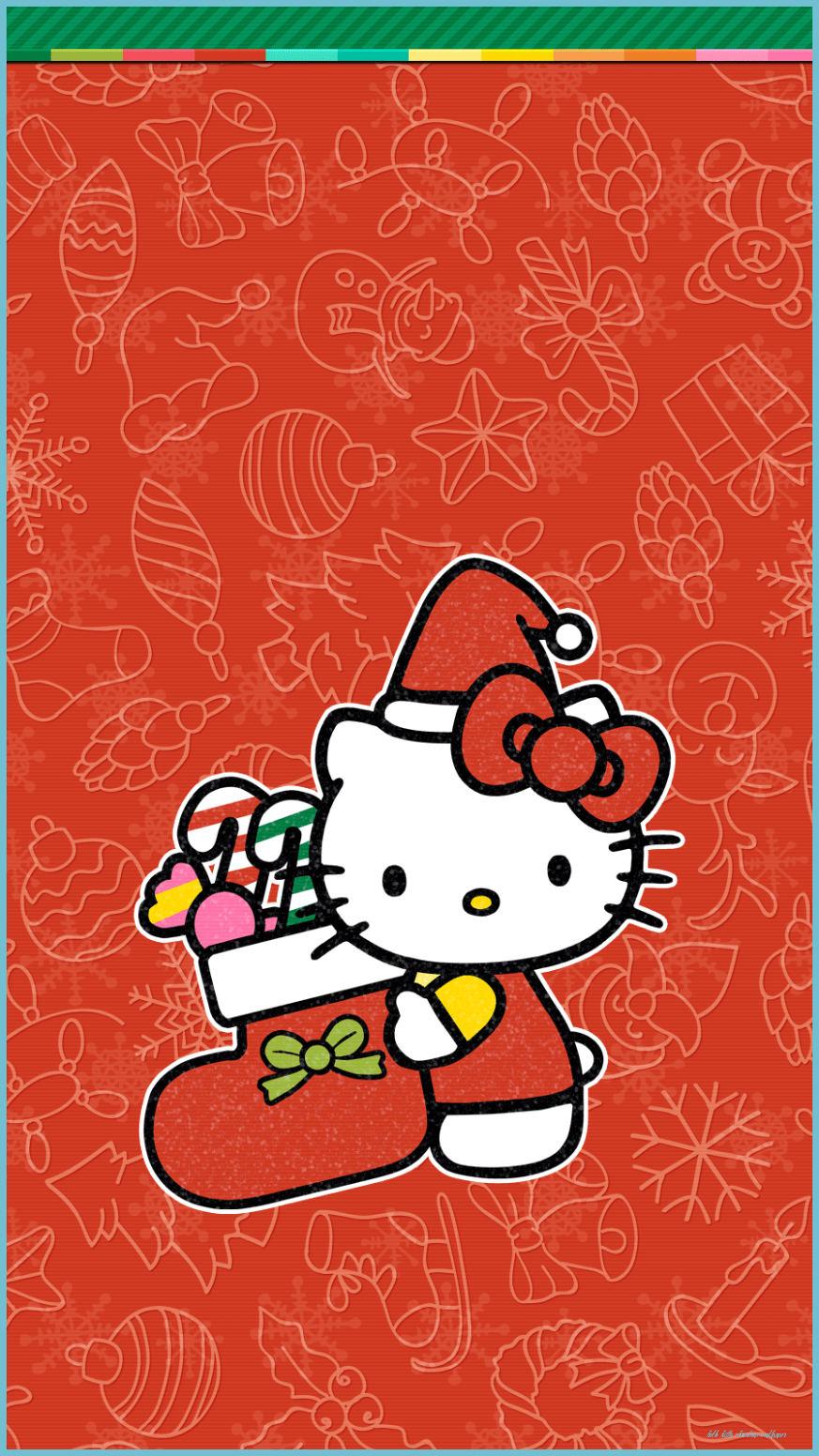 873x1552 ♡ Cute Walls ♡: Hello Kitty Christmas Wallpaper Set Kitty Christmas Wallpaper
