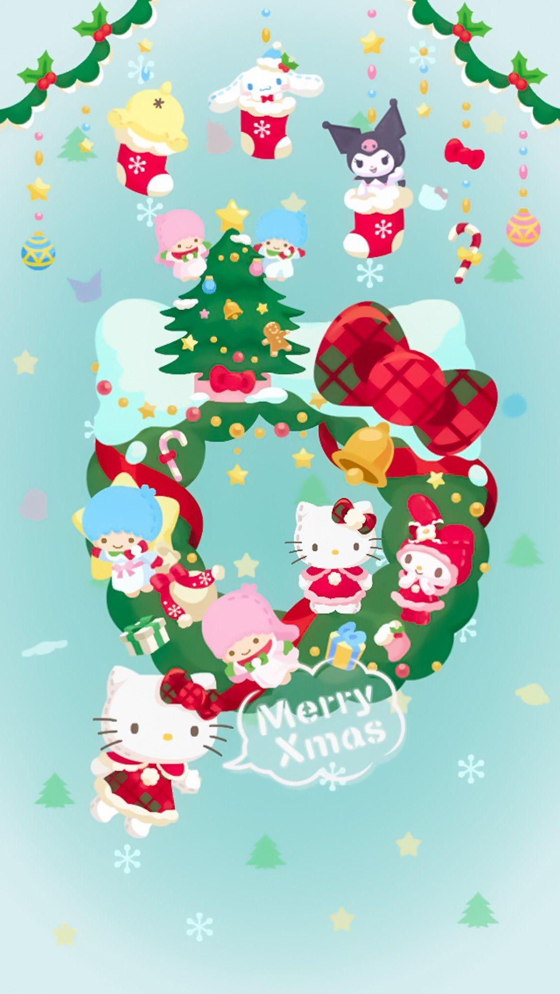 1154x2048 Sanrio BG. Hello kitty christmas, Hello kitty wallpaper, Hello kitty picture