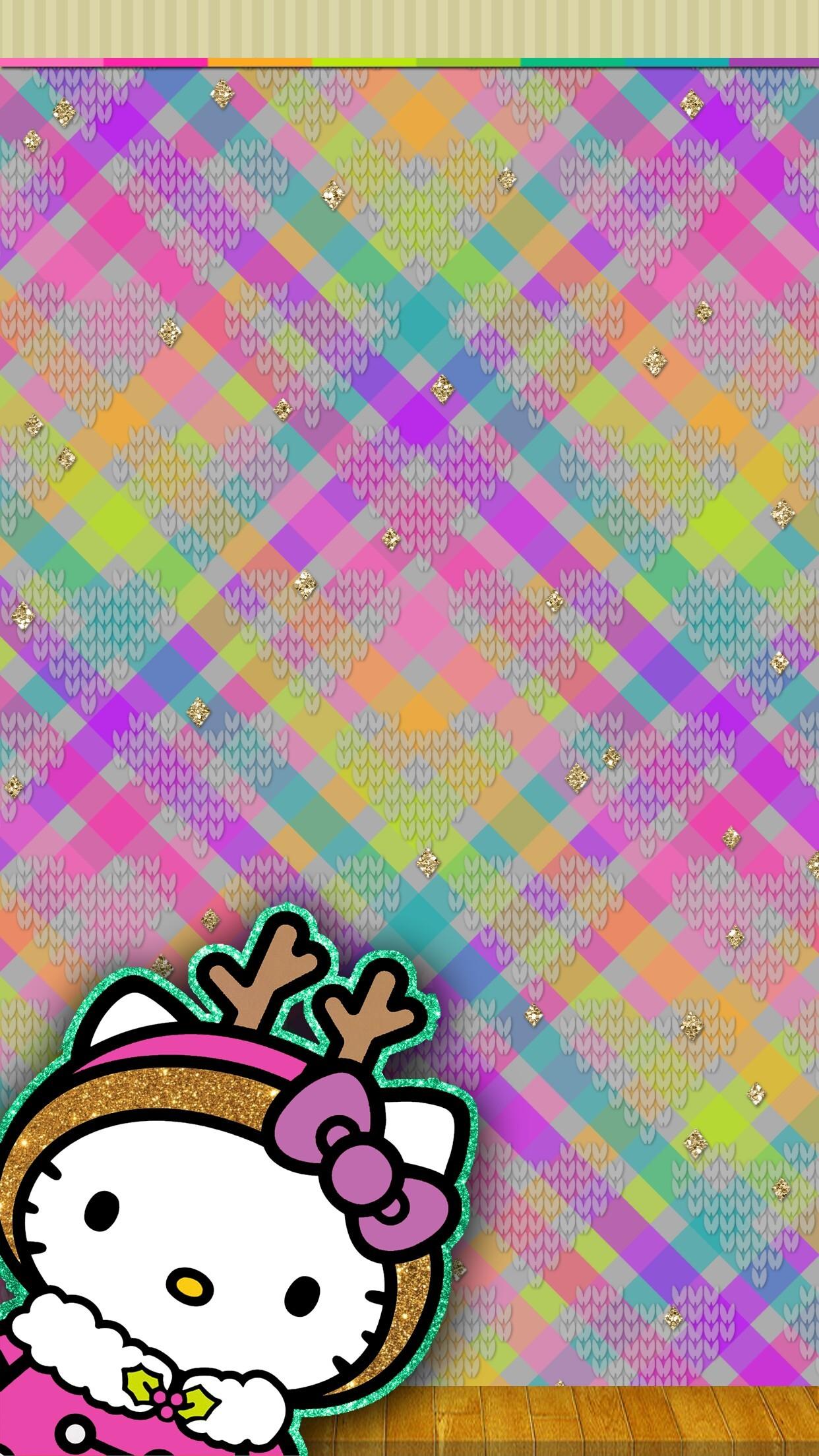 1242x2208 Hello Kitty Wallpaper, Christmas Wallpaper, Walls, Kitty Wallpaper Christmas