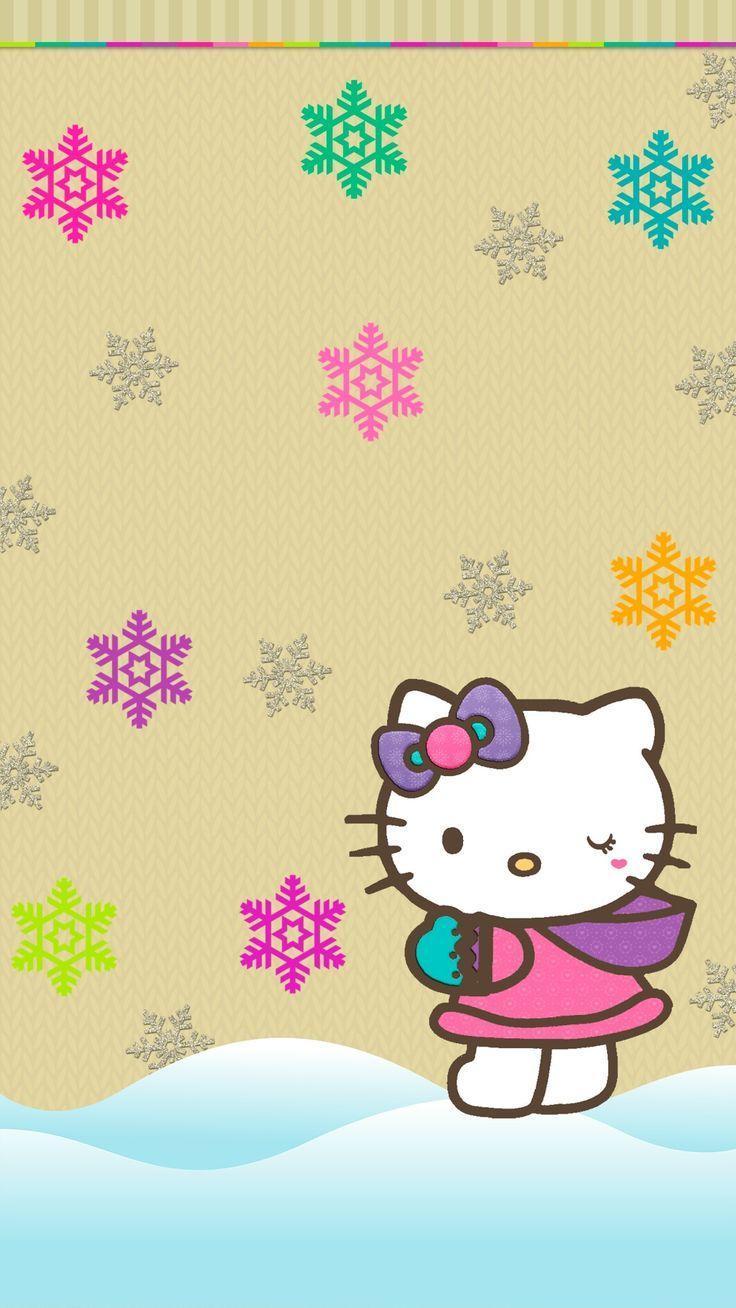 736x1308 Kitty Holiday Wallpaper