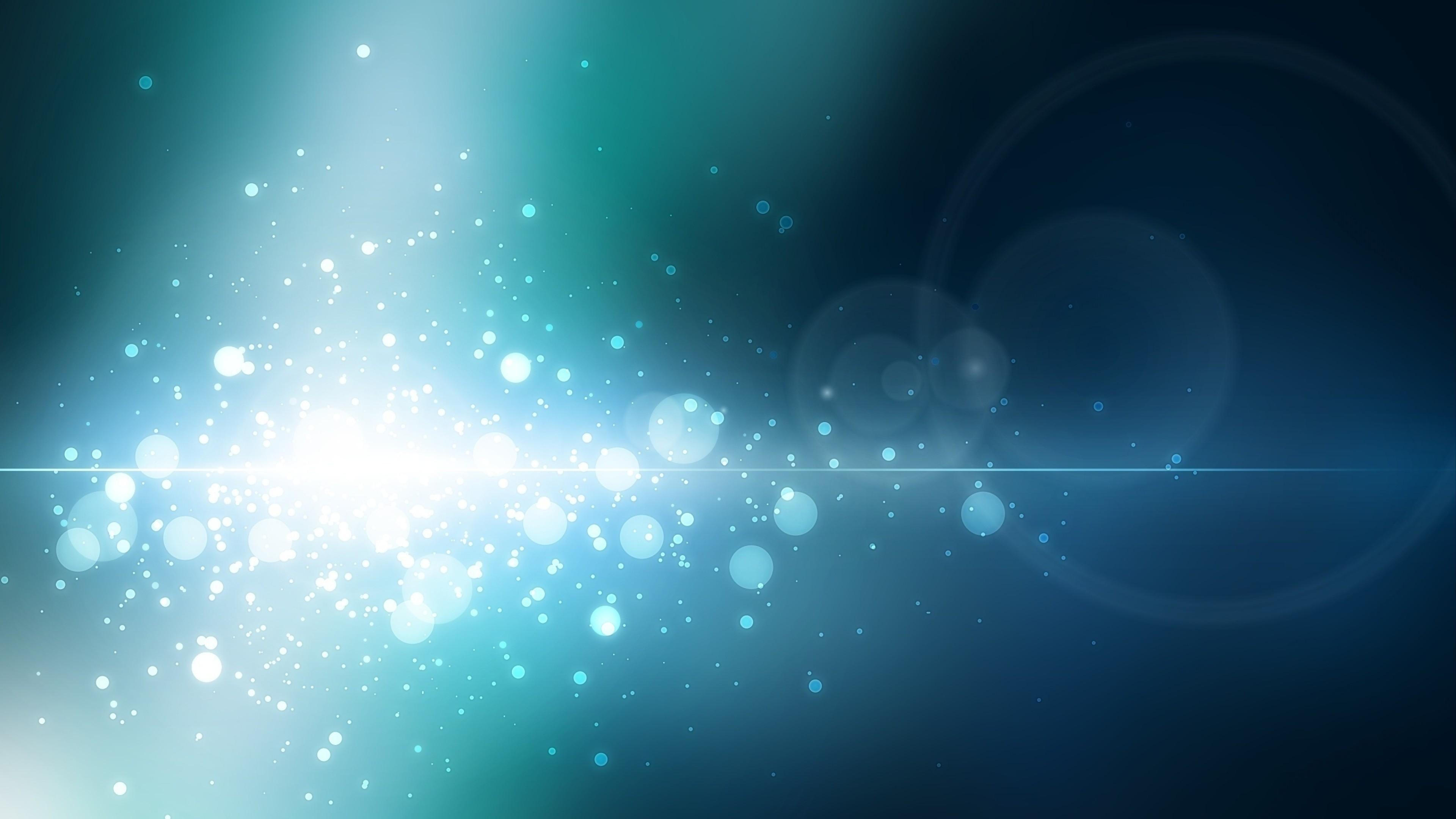 3840x2160 Light Blue Glitter