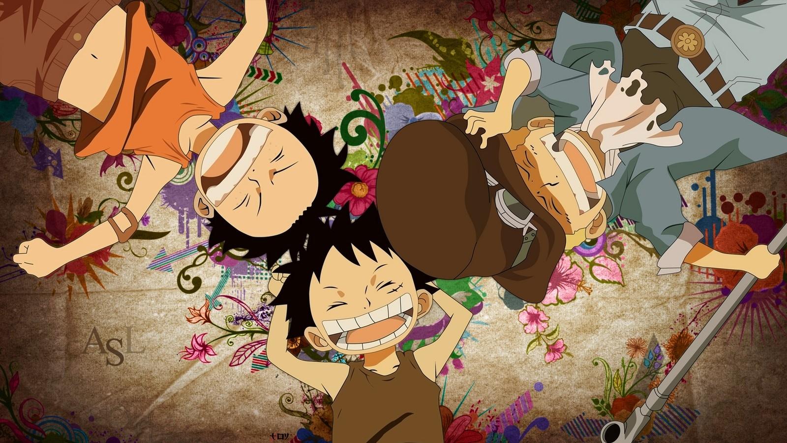 1600x900 Luffy Ace Sabo Piece Ace Sabo Luffy HD Wallpaper
