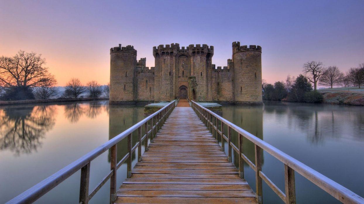 1244x700 Dawn England bridges castle wallpaperx1080