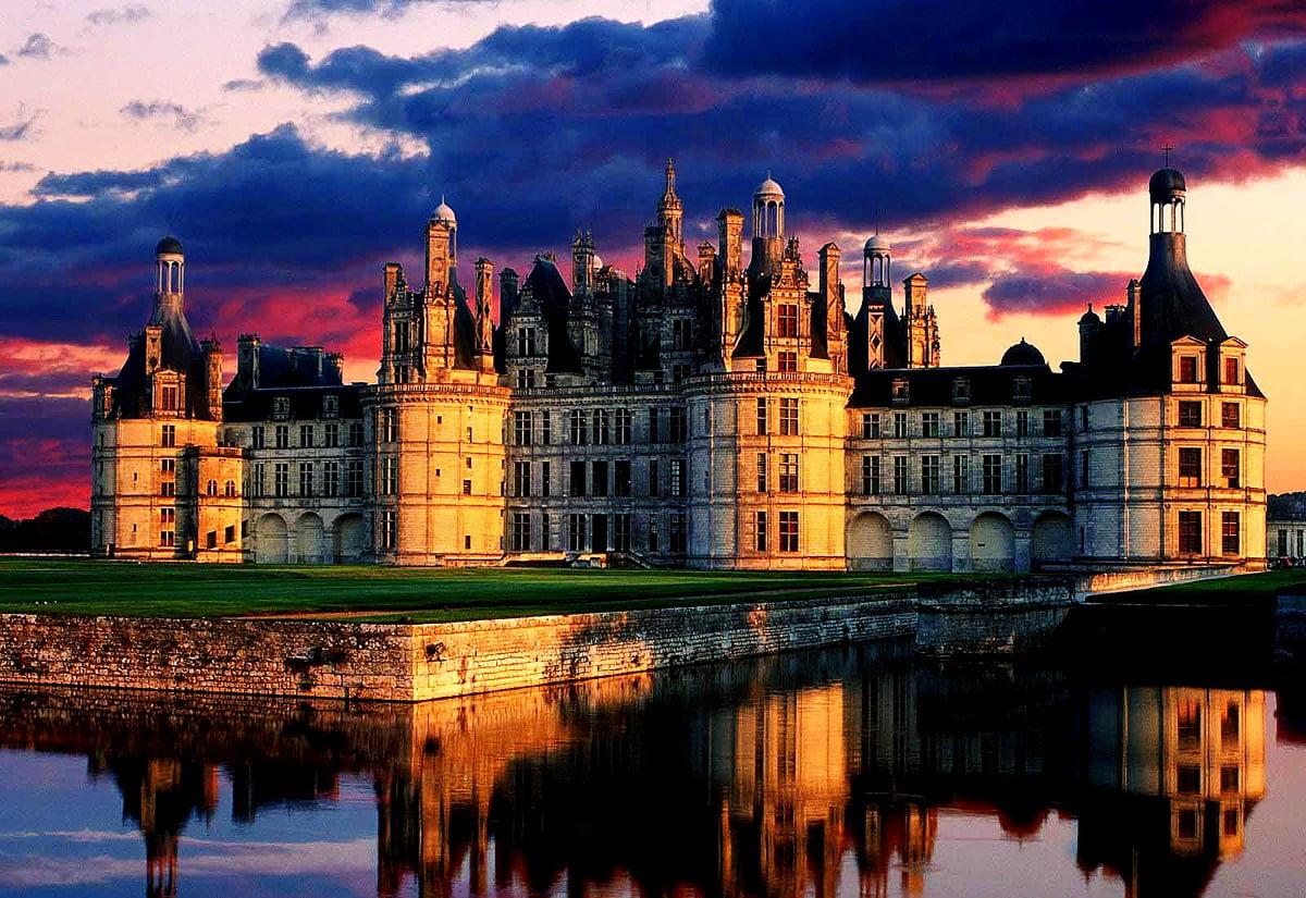 1200x825 Cool wallpaper Castle, Château De Chambord, Reflection. FREE Download background