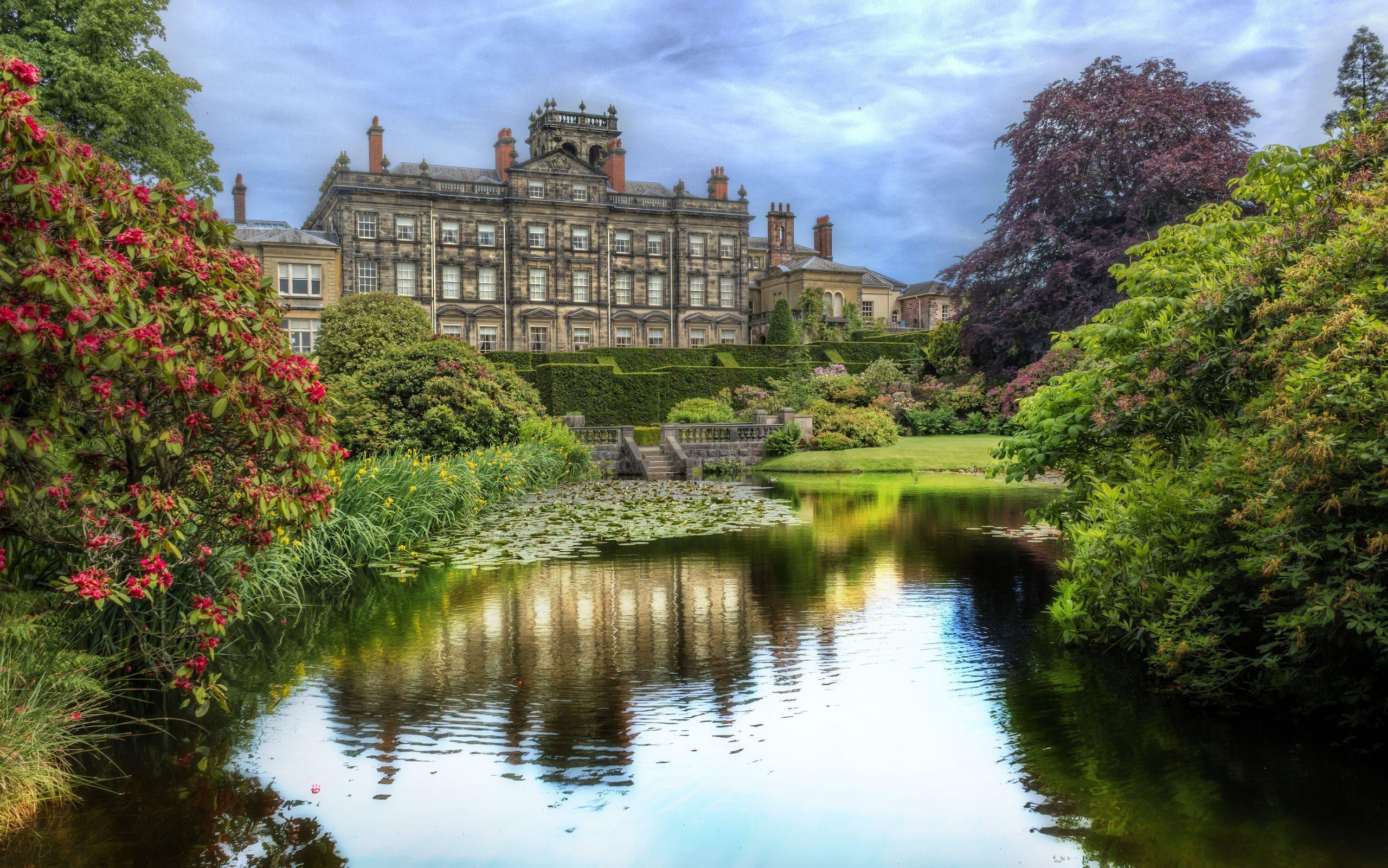2560x1600 Download Wallpaper Stoke On Trent, Summer, Park, Garden, UK, Castle, England For Desktop With Resolution 2560x1600. High Quality HD Picture Wallpaper