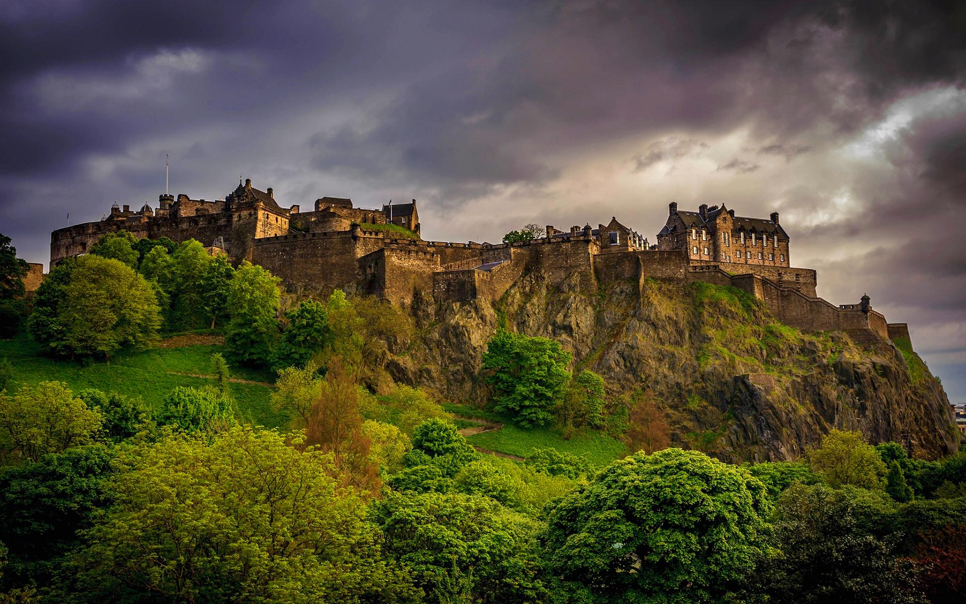 1920x1200 Edinburgh castle great britain