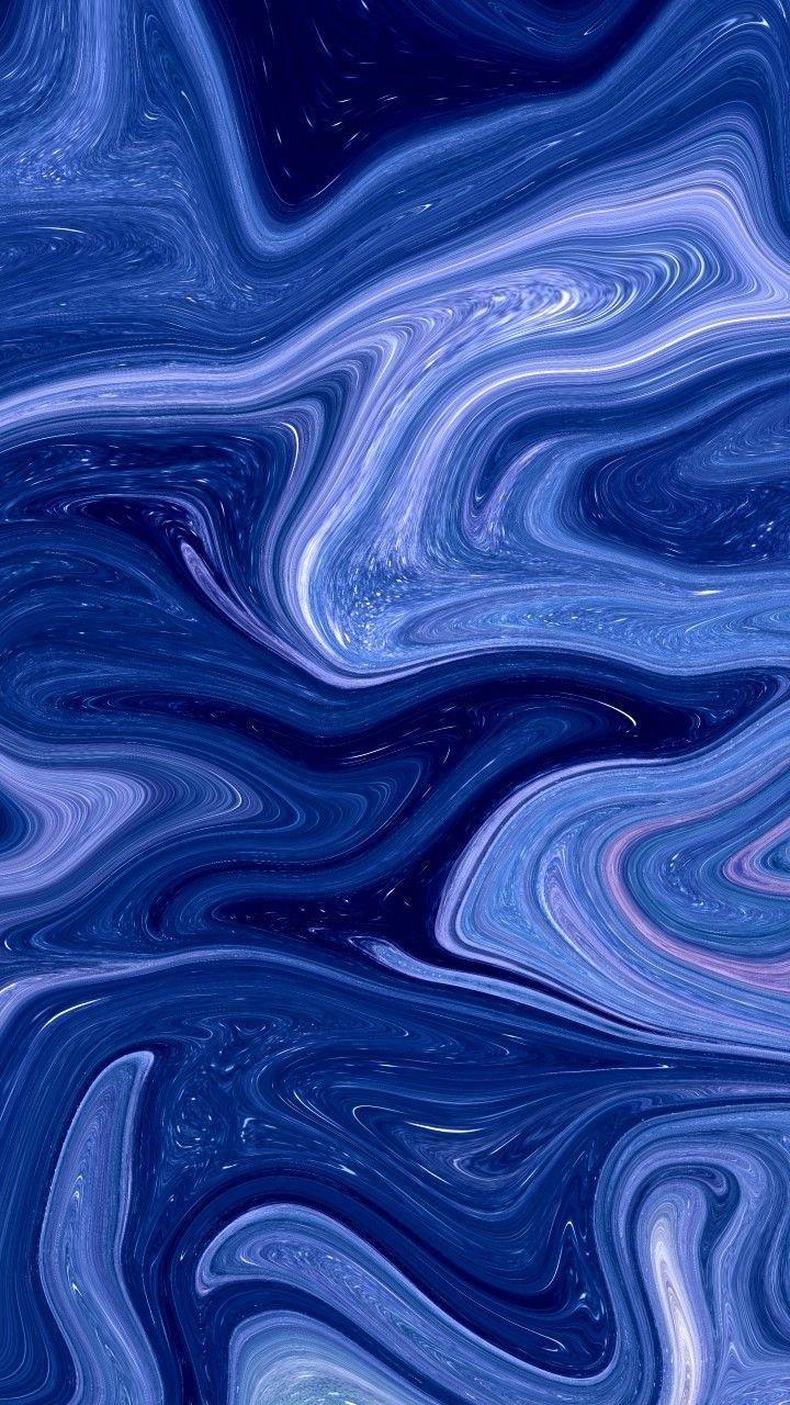 720x1280 Blue Aesthetic Marble Wallpaper