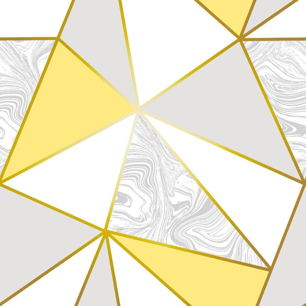 1000x1000 Zara Marble Metallic wallpaper in mustard & gold. I Love Wallpaper