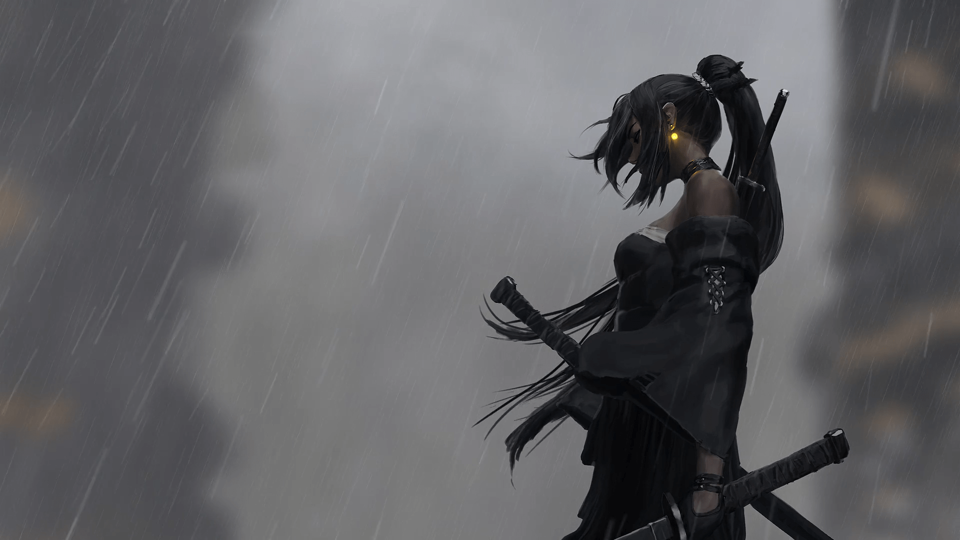 1920x1080 Samurai woman [1920x1080]: wallpaper
