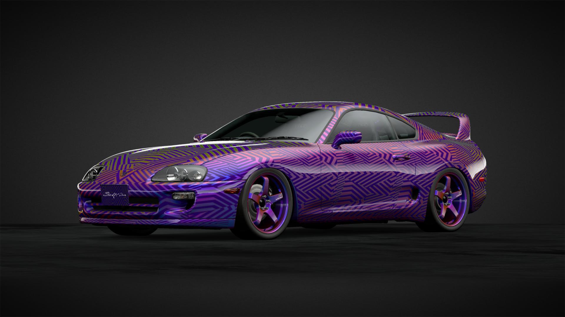 1920x1080 The Psychedelic Supra Livery by A_DrunkDriverr. Community. Gran Turismo Sport
