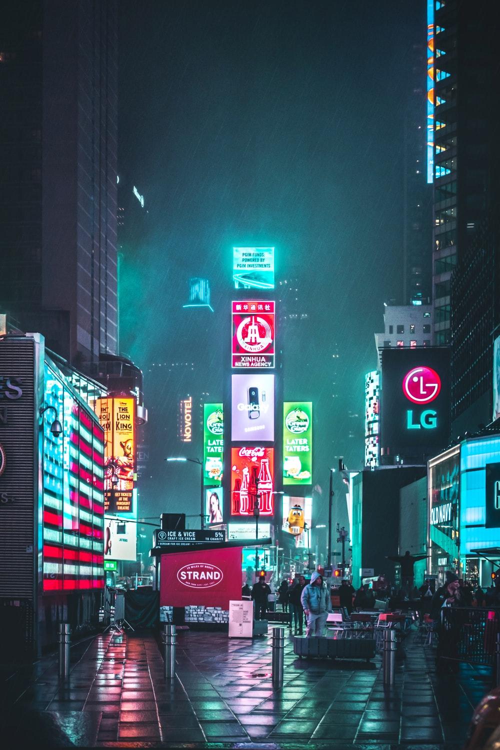 1000x1500 Neon City Picture. Download Free Image