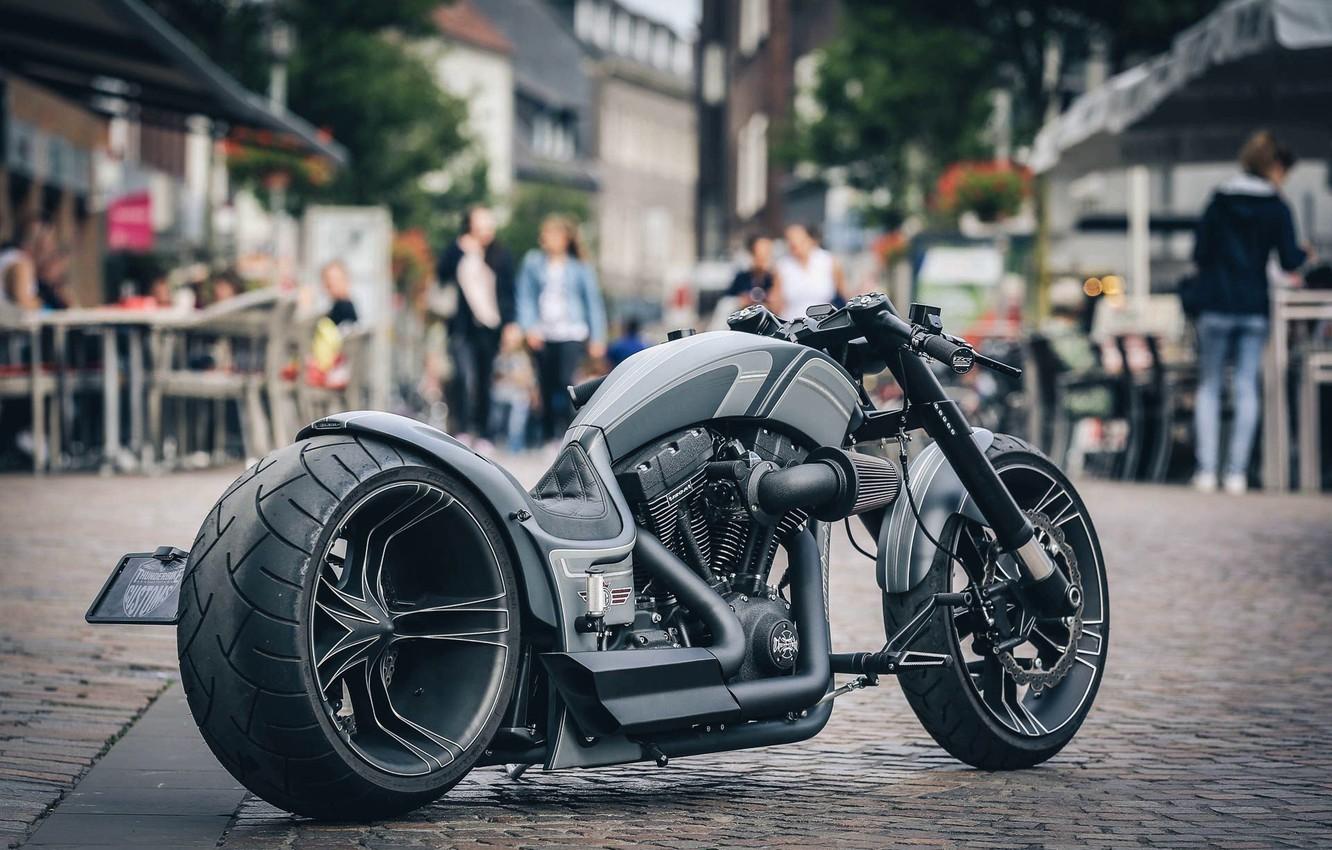 1332x850 Wallpaper Harley Davidson, Street, Bike, Harley Davidson, Custom, Motorbike, People, Dragster, Thunderbike, By Thunderbike, RS R2 Image For Desktop, Section мотоциклы