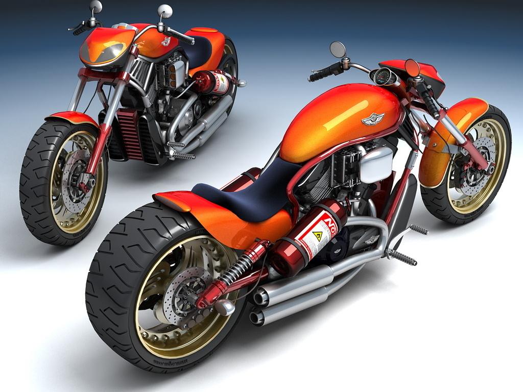 1024x768 Wallpaper Harley Davidson Customizing Motorcycles