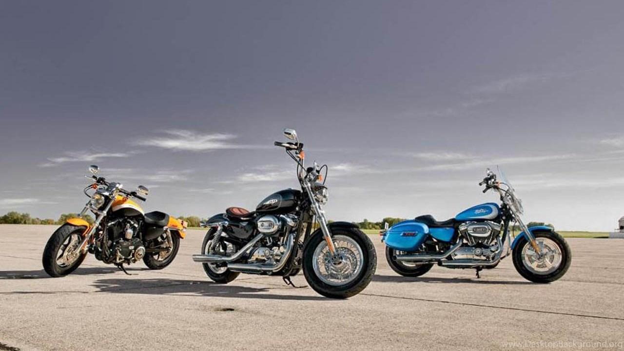 1280x720 Harley Davidson Sportster 1200 Custom Harley Davidson Wallpaper Desktop Background