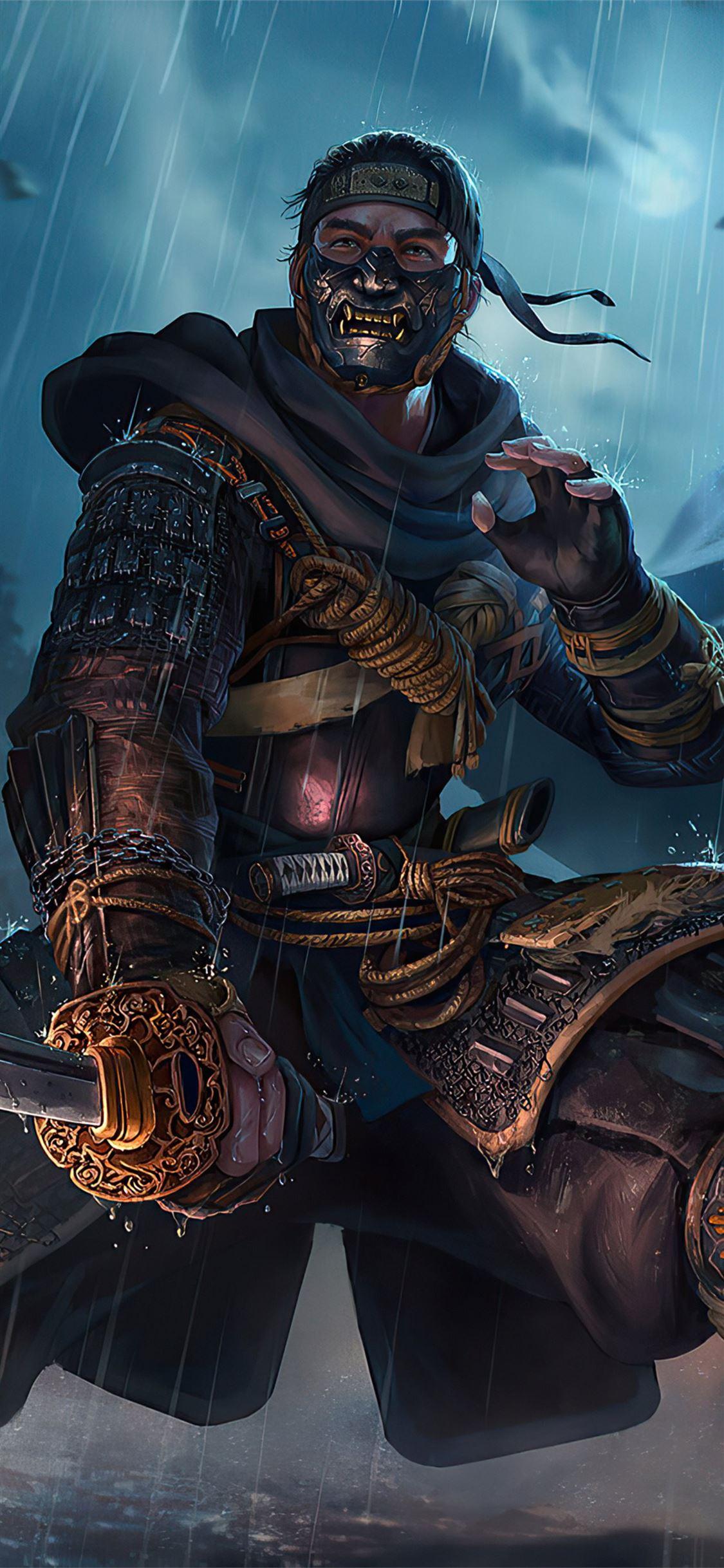 1125x2436 Best Ghost of tsushima iPhone X HD Wallpaper