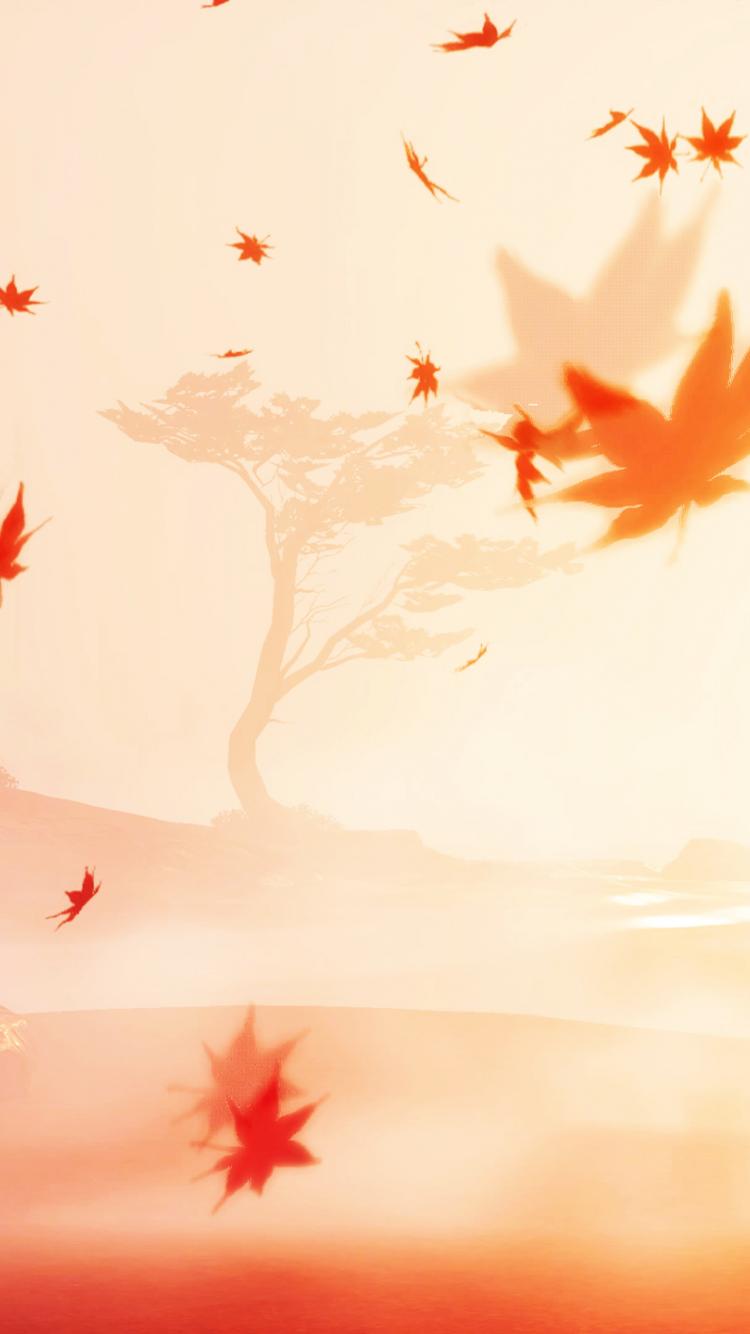 750x1334 Download 750x1334 wallpaper ghost of tsushima, autumn, falling leaves, iphone iphone 750x1334 HD image, background, 25532