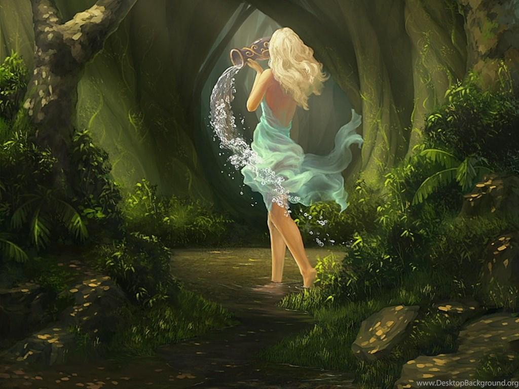 1024x768 Beautiful Aquarius Wallpaper Desktop Background