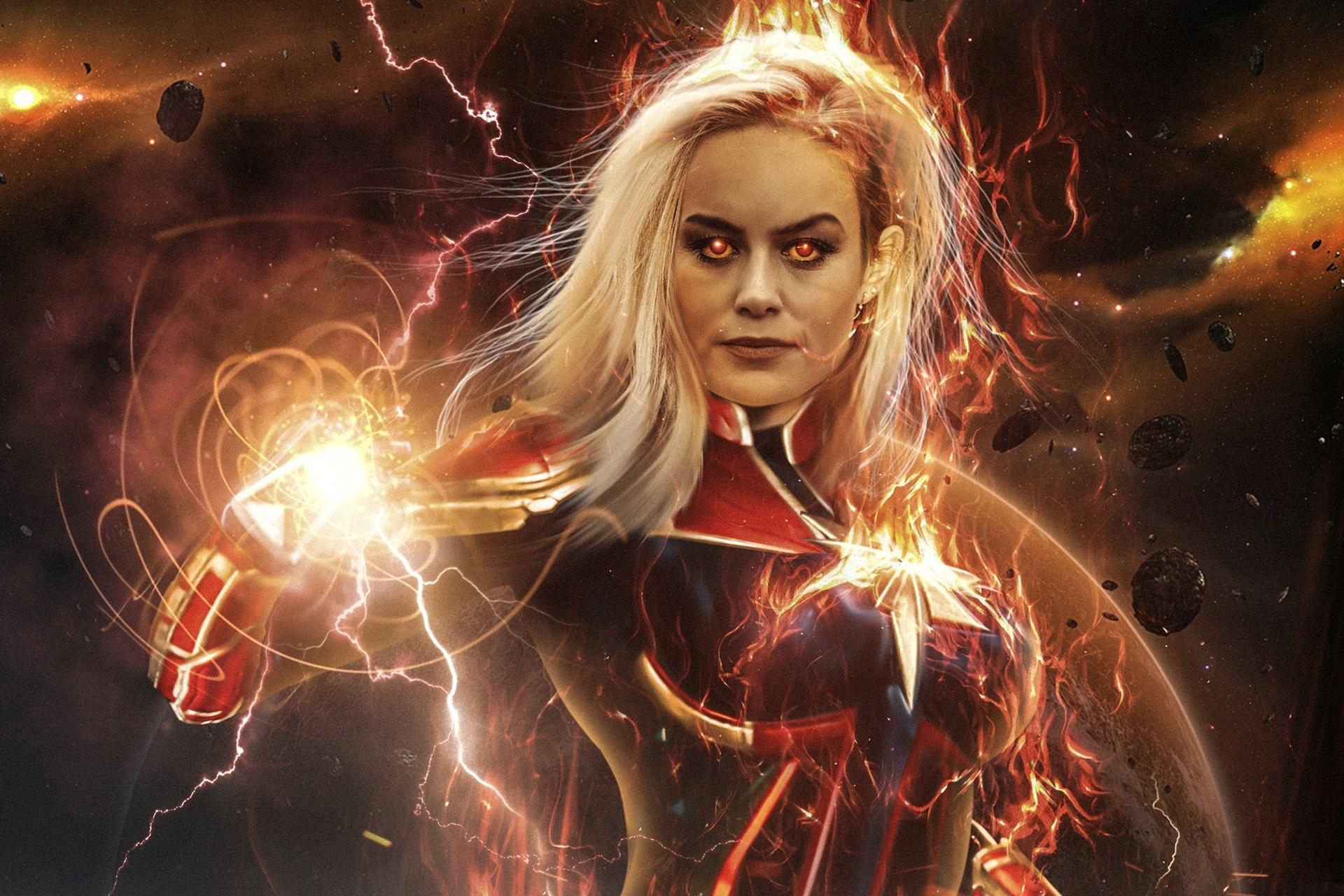 1920x1280 Captain Marvel Wallpaper HD Marvel Brie Larson Hot HD Wallpaper