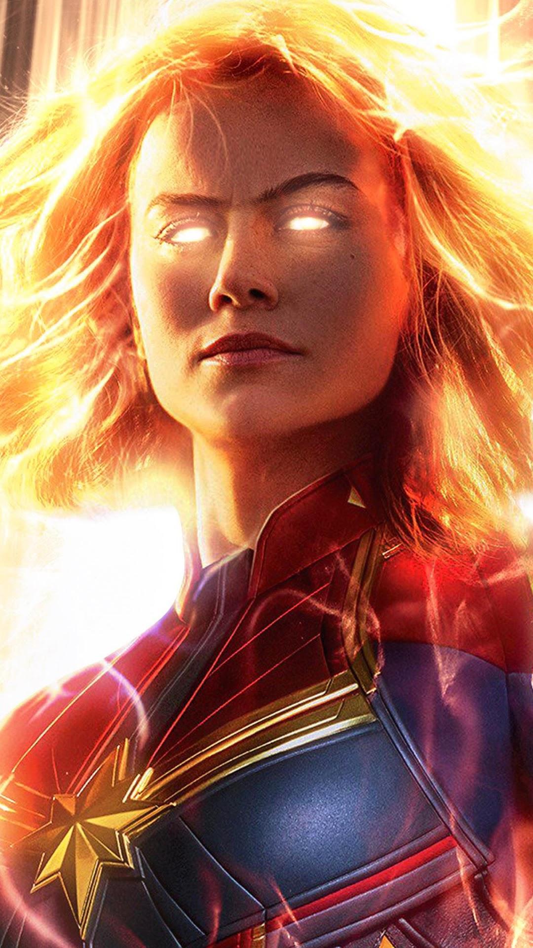 1080x1920 Captain Marvel, Movie, Brie Larson phone HD Wallpaper, Image, Background, Photo and Picture. Mocah HD Wallpaper
