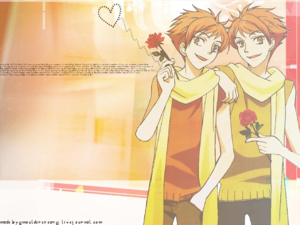 1024x768 Hikaru and Kaoru