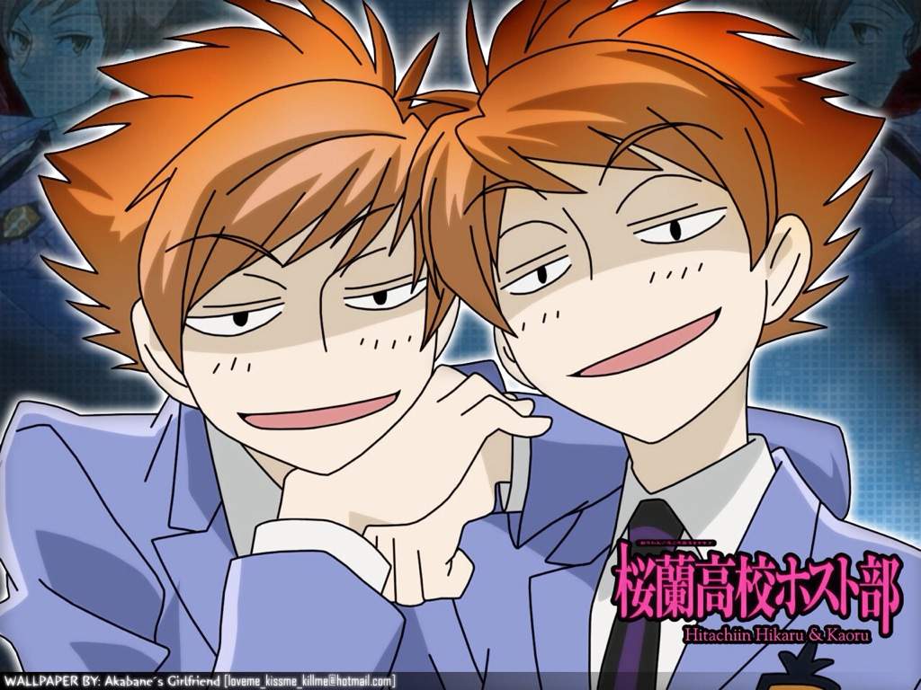 1024x768 Hikaru & Kaoru Hitachiin
