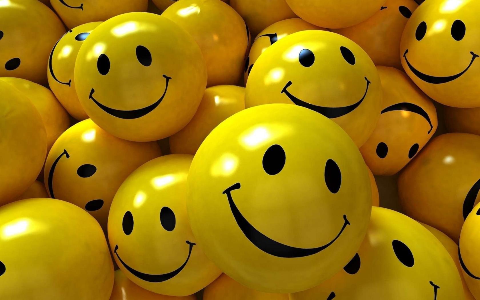1680x1050 Free download 3D Smiley Faces Wallpaper 43425 Picture to pin [1920x1200] for your Desktop, Mobile & Tablet. Explore Wallpaper Happy Face. Smiley Face Wallpaper, Happy Wallpaper