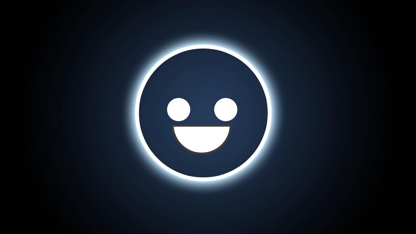 1366x768 Wallpaper Smiley, Face, Smile, Light Smiley Face Wallpaper HD