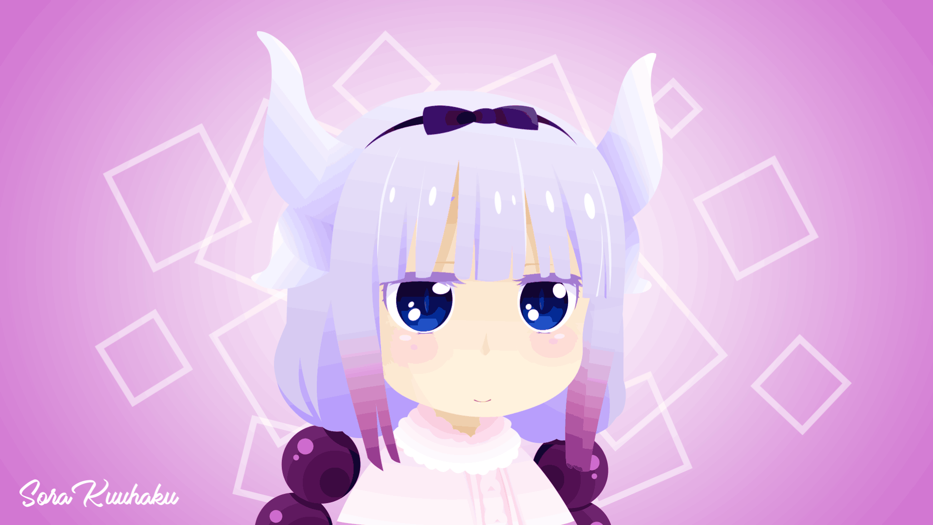 1920x1081 Anime Wallpaper Purple Dragon