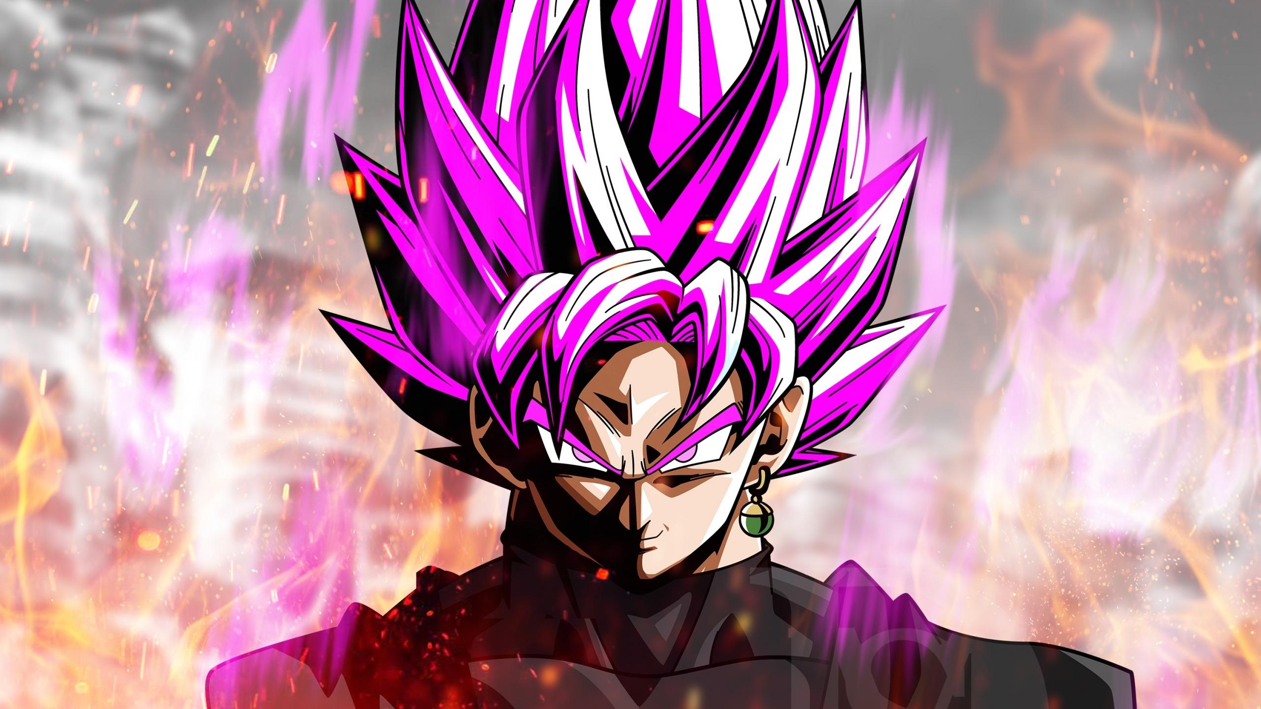 2560x1440 Download 2560x1440 wallpaper anime, black, violet hair, dragon ball, dual wide, widescreen 16: widescreen, 2560x1440 HD image, background, 20860