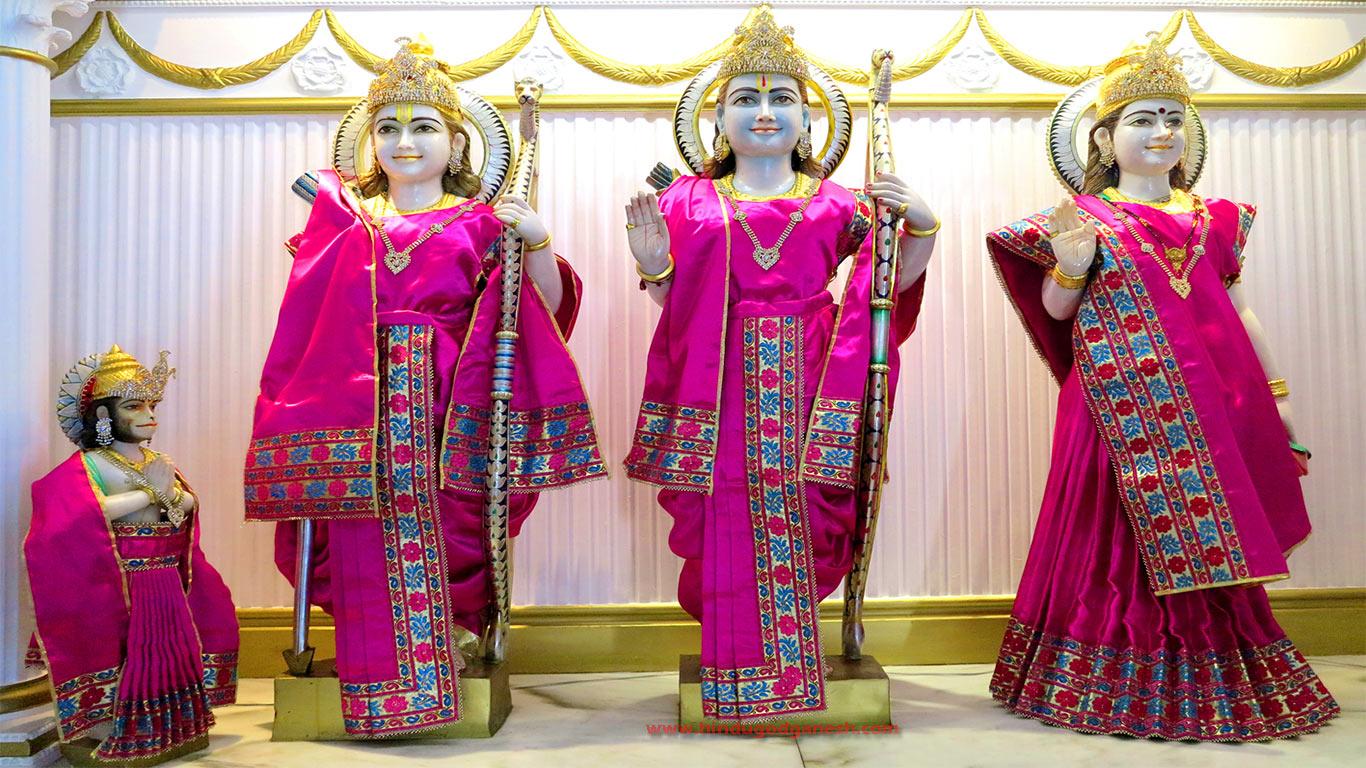 1366x768 Ram Darbar Wallpaper Full Size HD Hindu Temple