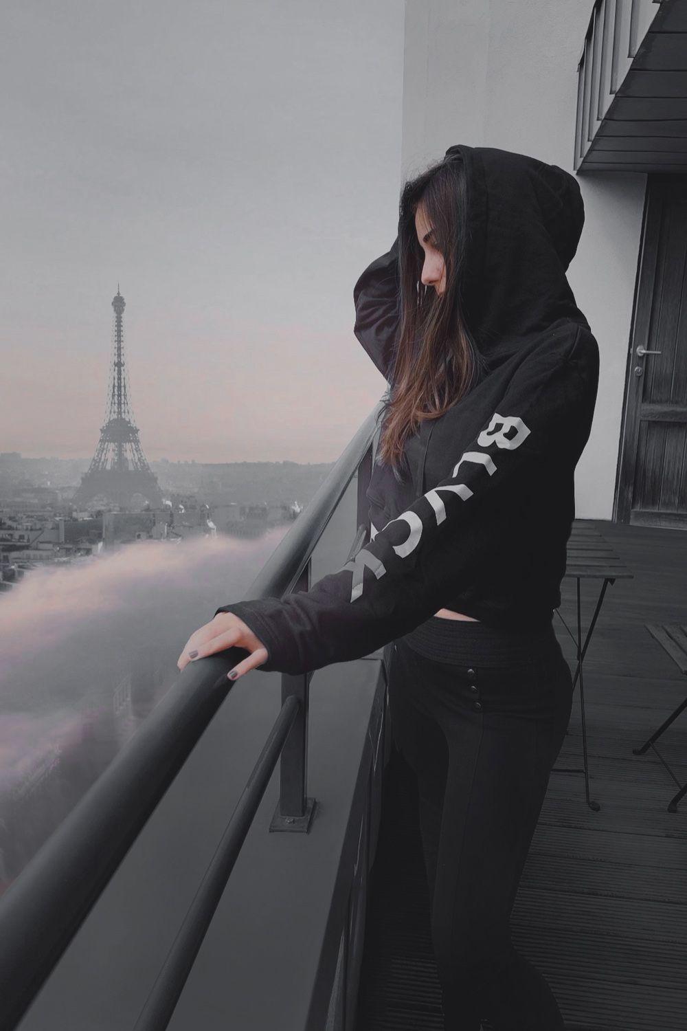1000x1500 Signature Blvck Hoodie (Cropped). Girl photography, Girl photography poses, Teenage girl photography