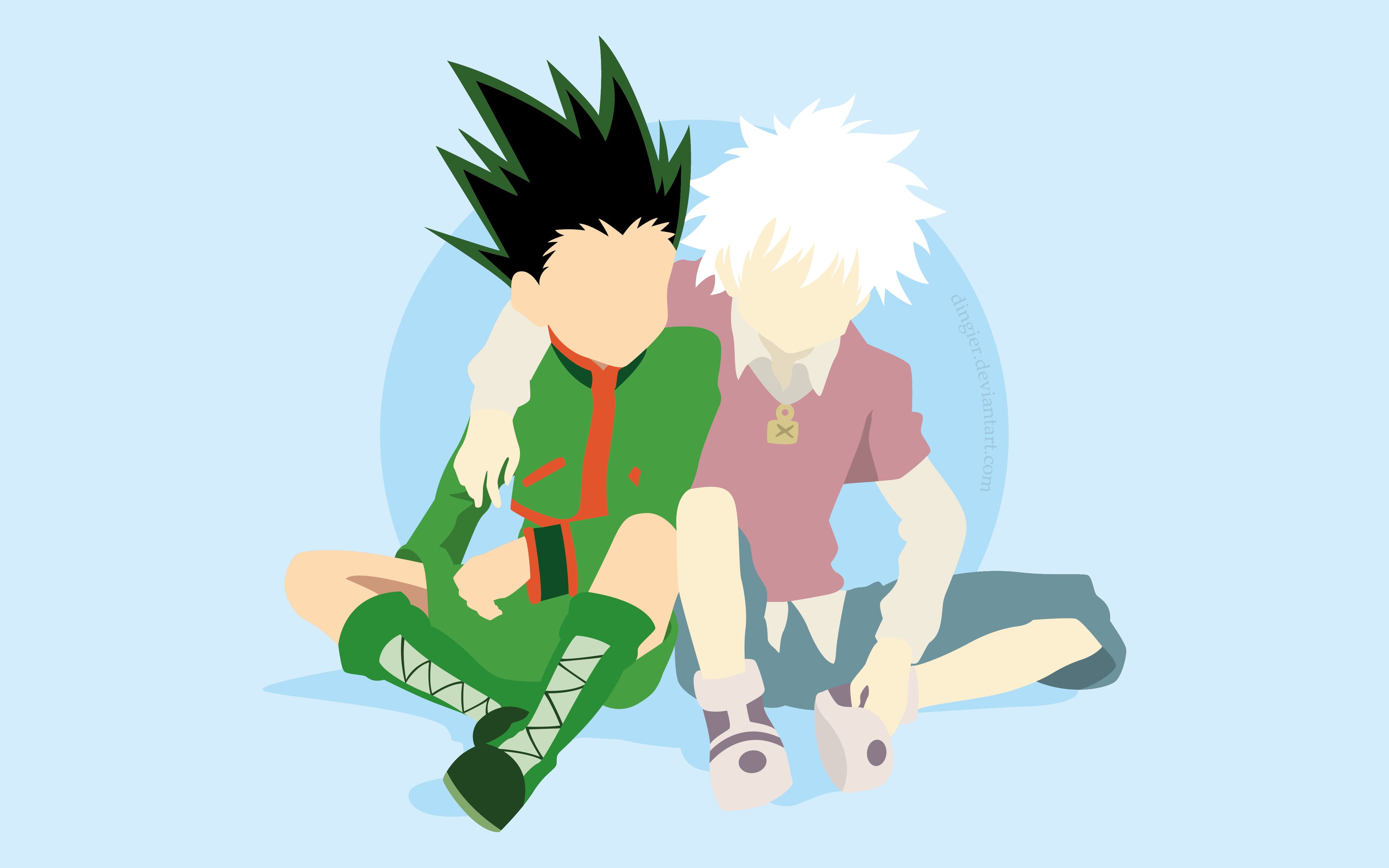 4763x2977 Aesthetic Gon And Killua Computer Wallpaper