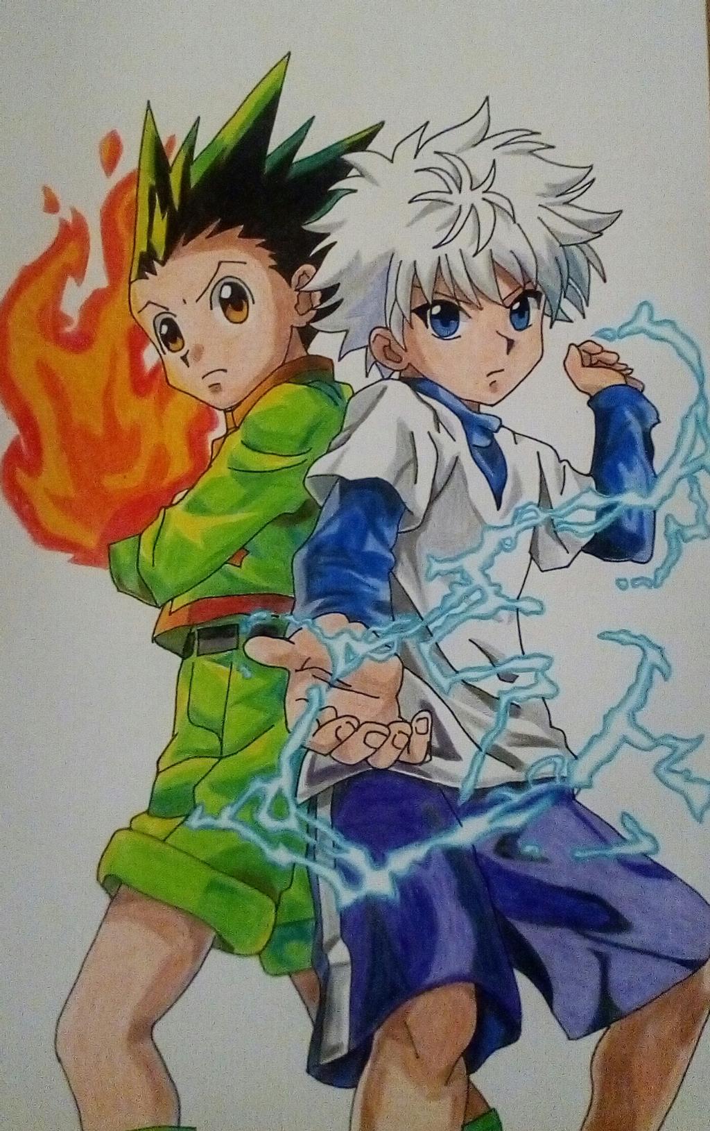 1024x1630 iPhone Gon and Killua Wallpaper Free HD Wallpaper