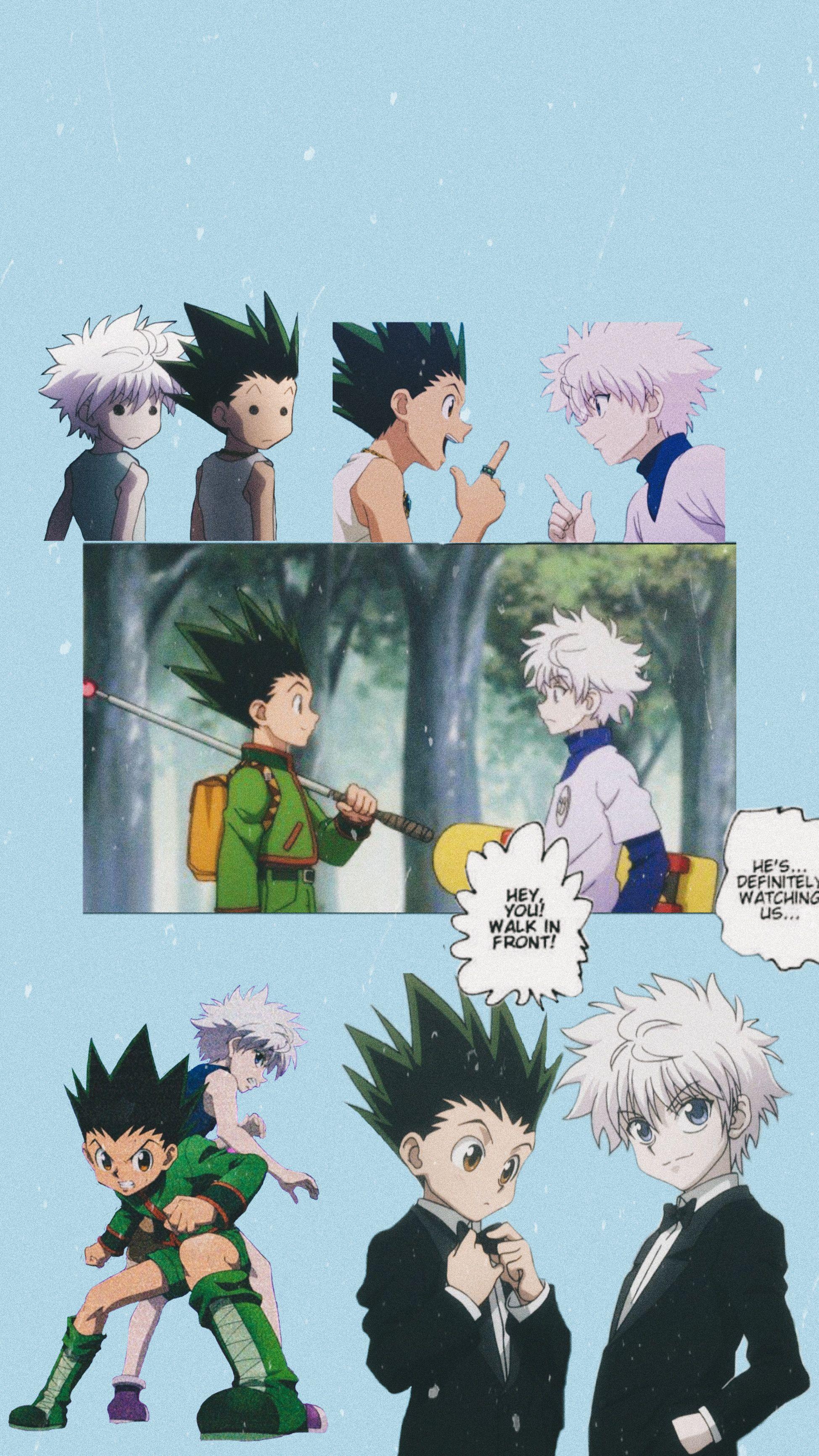 Gon and Killua, hunter x hunter, hxh, HD phone wallpaper