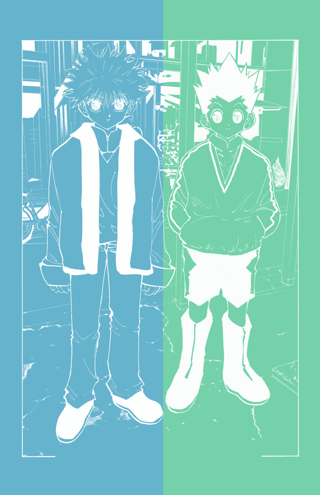 1036x1600 The Boys Phone Wallpaper (Gon & Killua)
