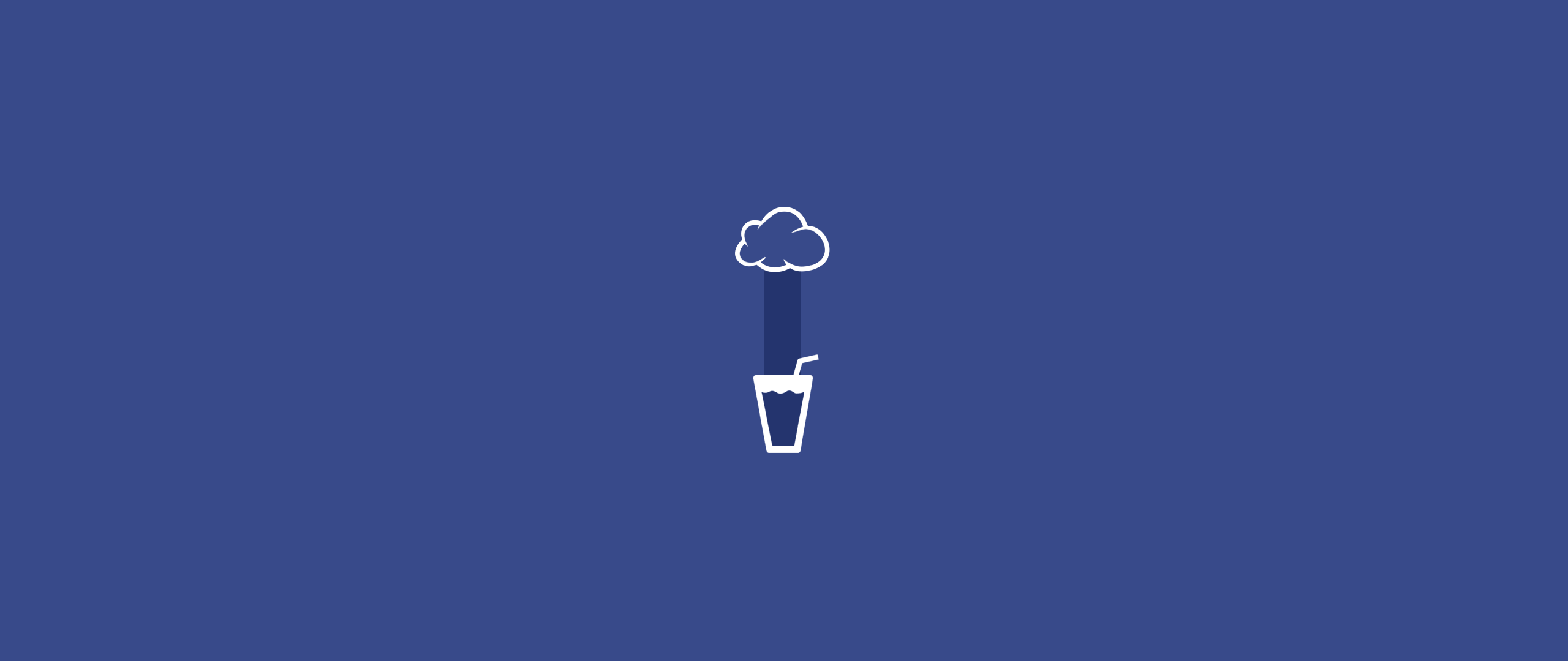 2560x1080 Desktop Wallpaper Blue Glass, Rain, Drinks, Clouds, Minimal, HD Image, Picture, Background, Vziakr