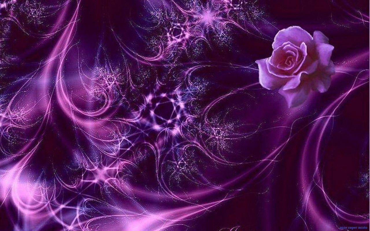 1280x800 Purple Roses Wallpaper