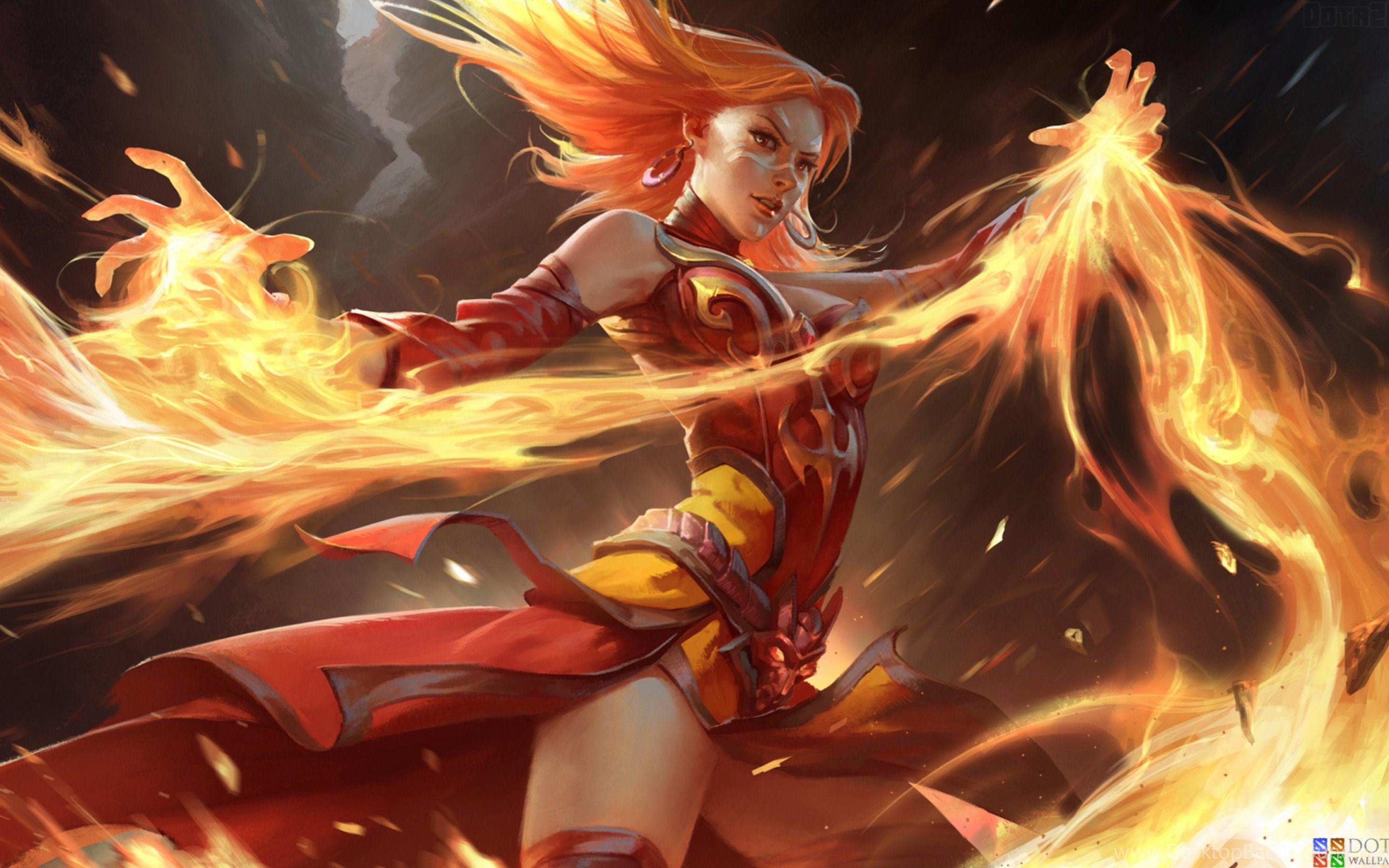 2880x1800 Lina Dota 2 Wallpaper Wallpaper, games HD Wallpaper, 1920x1080 HD. Desktop Background
