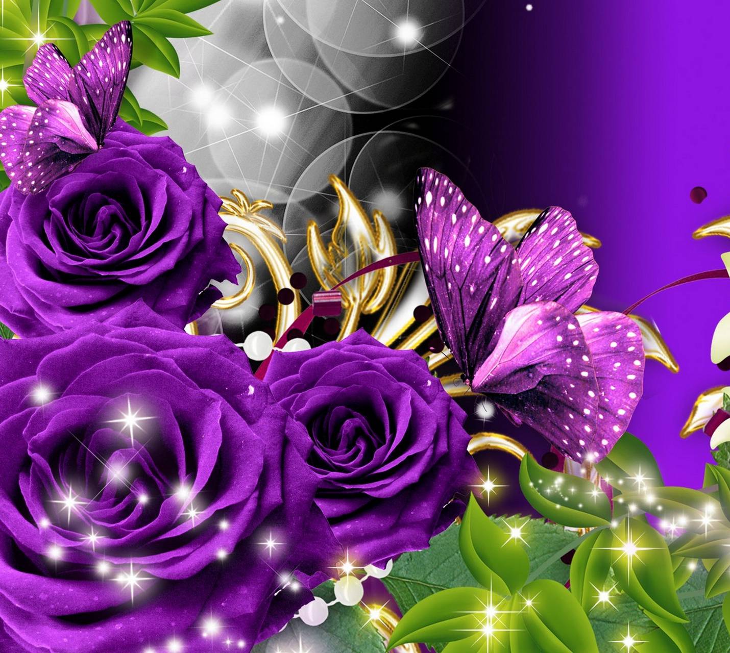 Purple Rose Art Wallpapers - Top Free Purple Rose Art Backgrounds ...