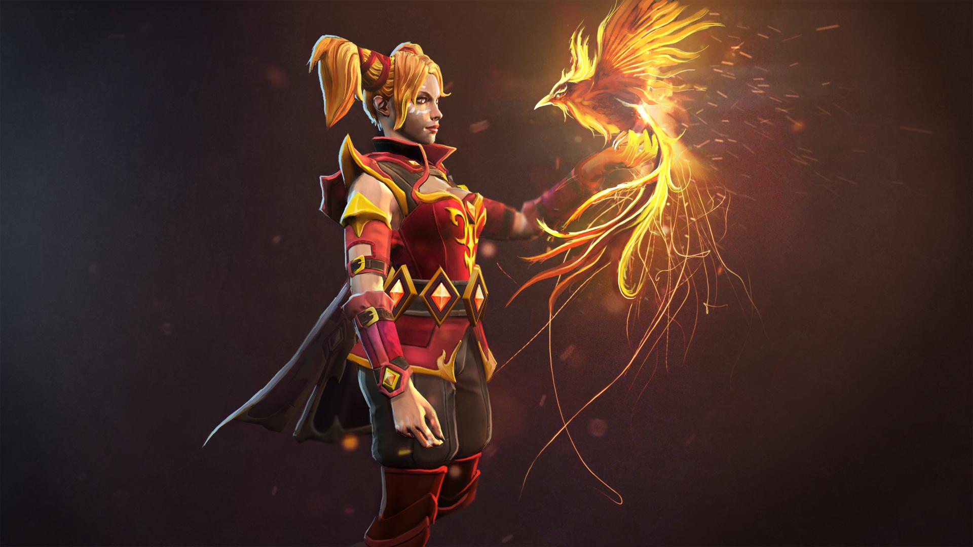 1920x1080 HD Dota 2 Lina Art Wallpaper and image collection for Desktop & Mobile. Free wallpaper download