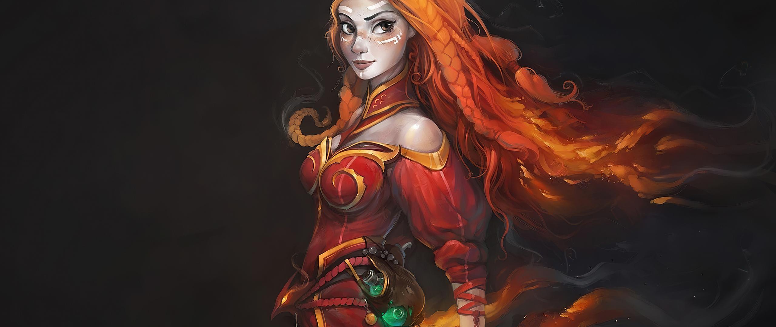2560x1080 Dota 2 Lina 2560x1080 Resolution HD 4k Wallpaper, Image, Background, Photo and Picture