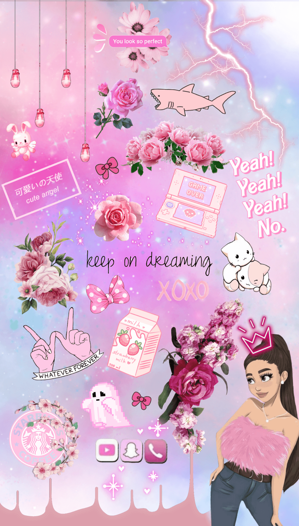 1024x1797 Game Over Aesthetic Wallpaper