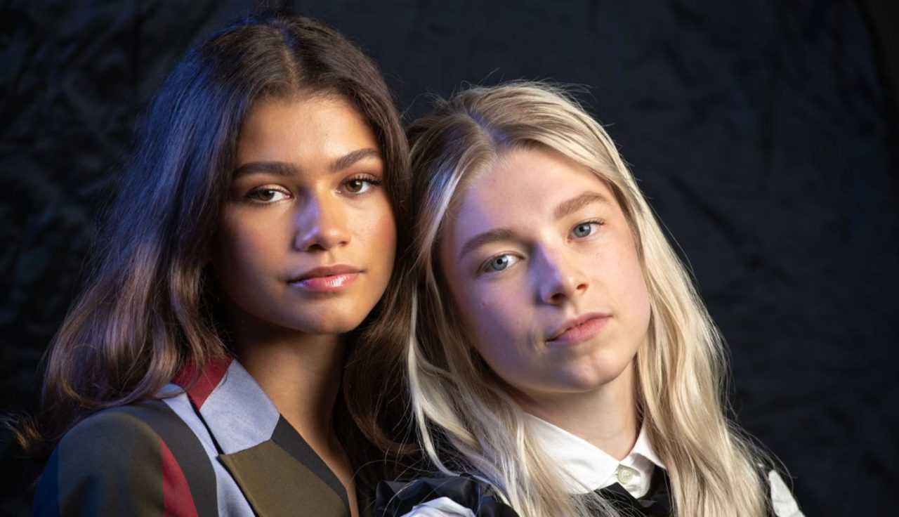1280x736 Zendaya and Hunter Schafer Wallpaper Free HD Wallpaper