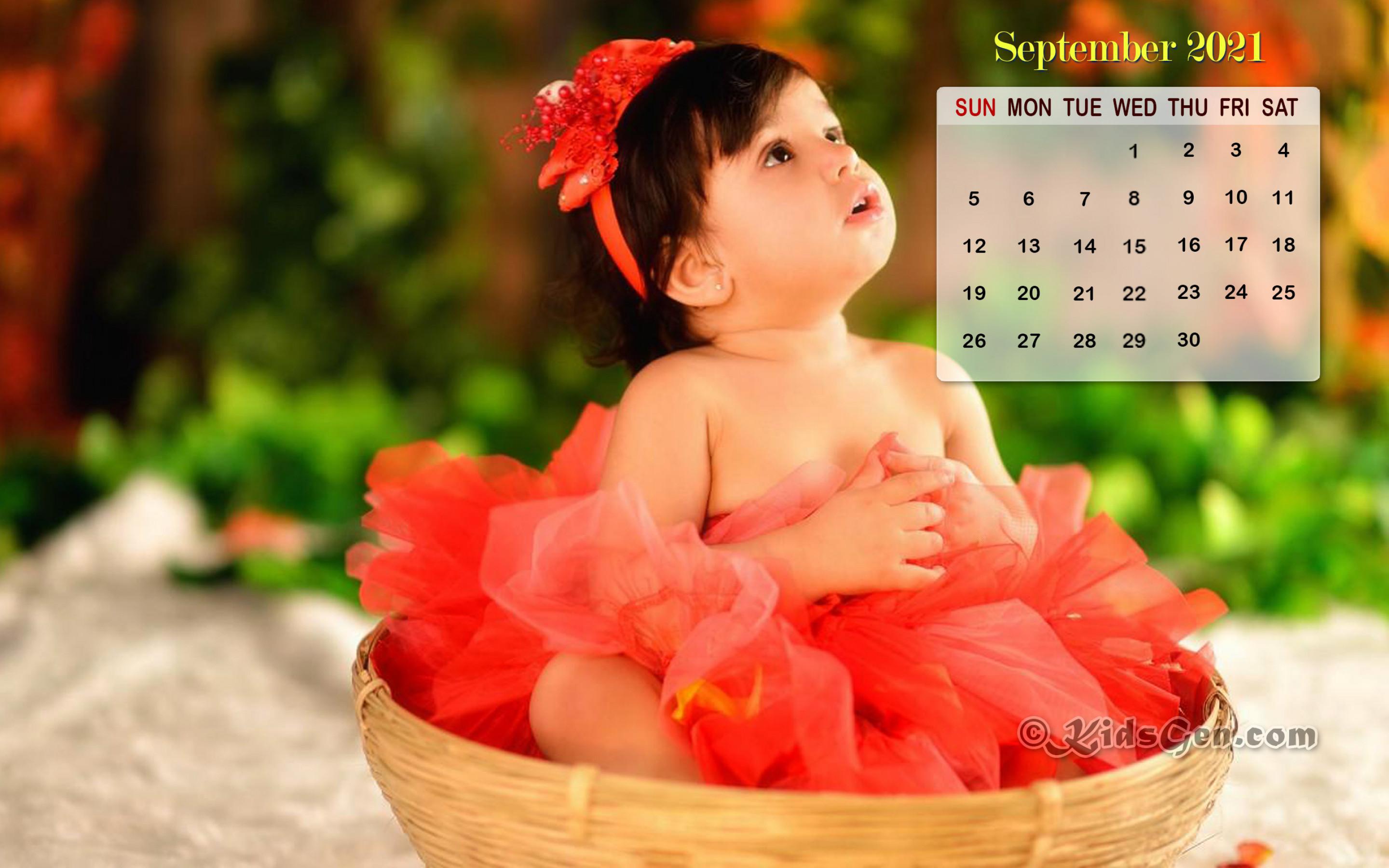 2880x1800 September 2021 Calendar Wallpaper