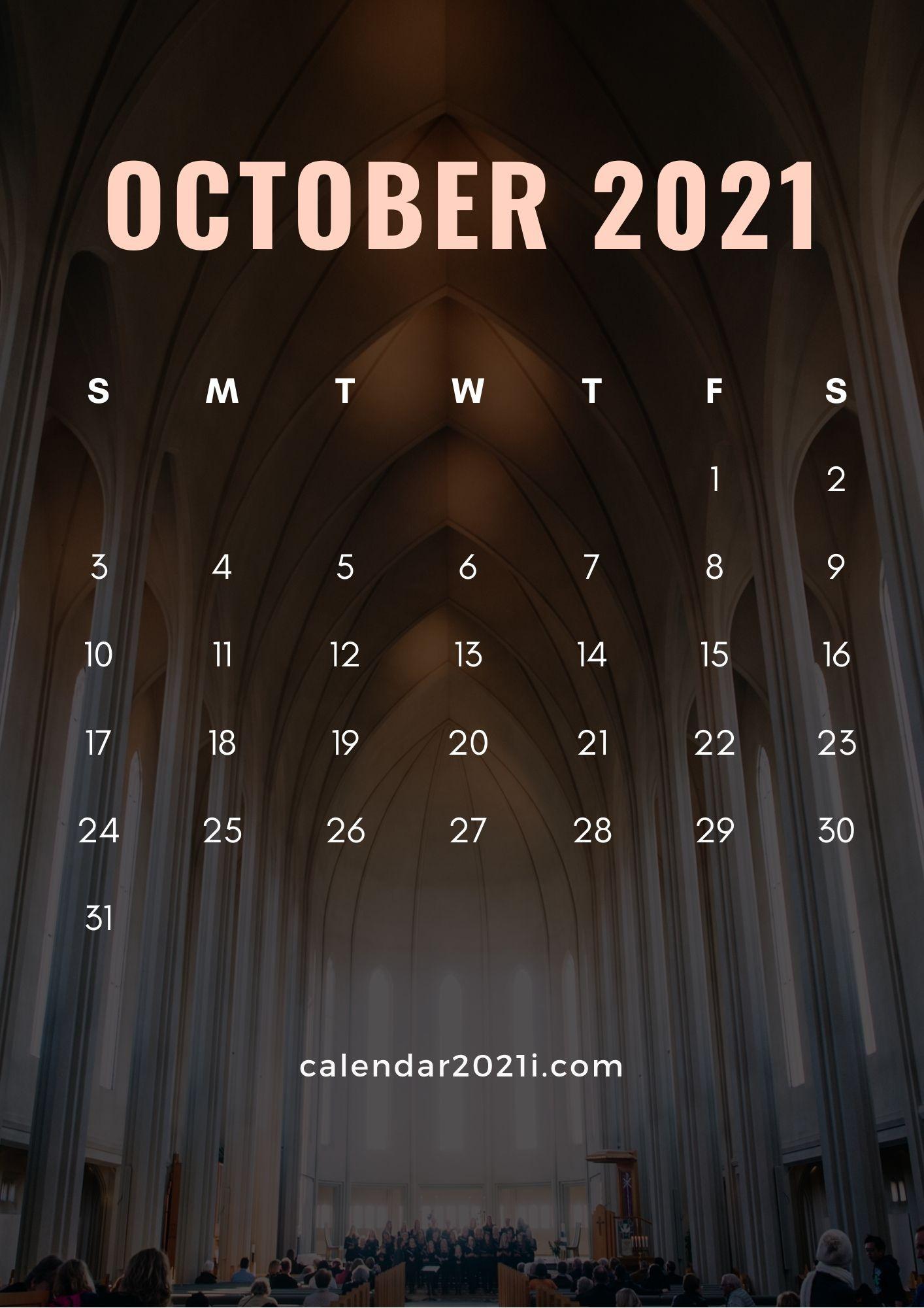 1414x2000 October 2021 Calendar HD Wallpaper for Apple iPhone background screen. Calendar wallpaper, 2021 calendar, Free printable calendar templates