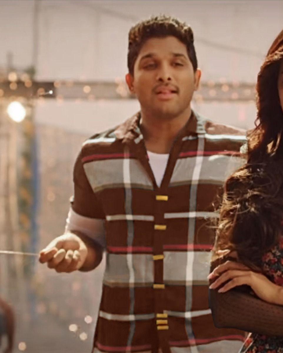 962x1200 ALLU ARJUN RACE GURRAM Multicolored Casual Shirt. Race gurram, Casual shirts, Celebrity inspired dresses