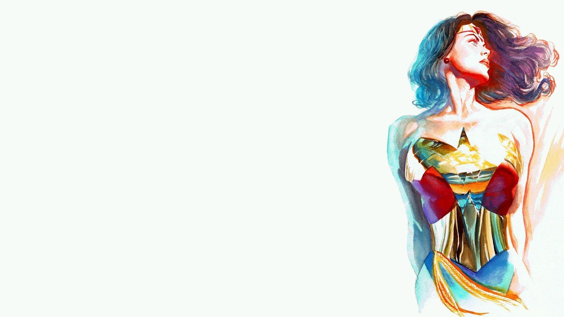 1920x1080 Wonder Woman Drawing Wallpaper
