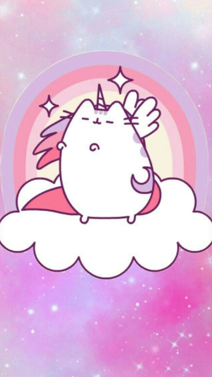 720x1280 Pusheen Unicorn Wallpaper